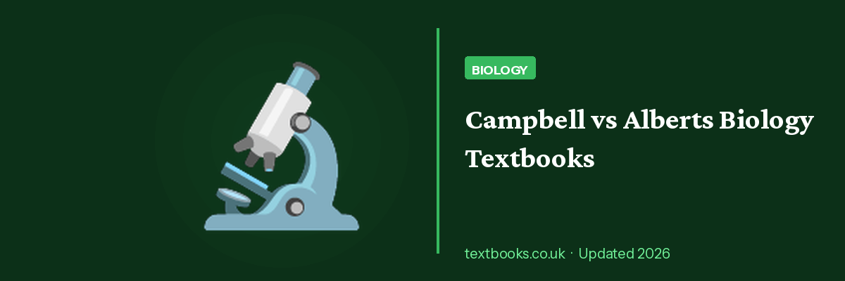 Biology textbooks for UK students — banner