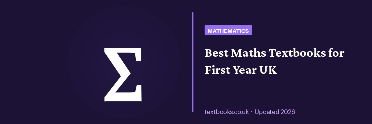 Maths textbooks for UK students — banner